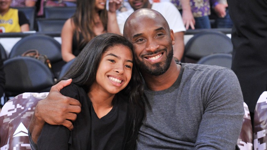 In this file photo, Kobe Bryant and his daughter Gianna Bryant attend a basketball game between the Los Angeles Lakers and the Atlanta Hawks at Staples Center on November 17, 2019 in Los Angeles, California.
