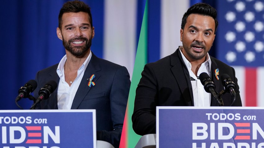 Ricky Martin y Luis Fonsi enfatizan la importancia del voto latino