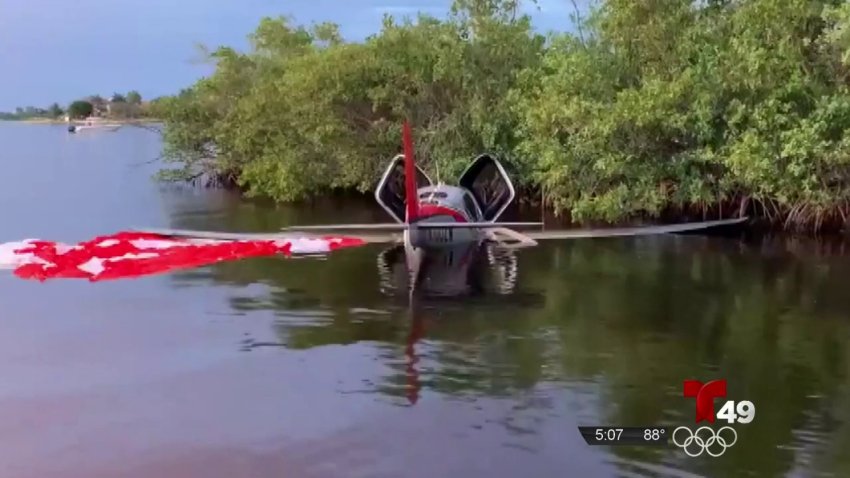 Avioneta se estrella en río de Lee