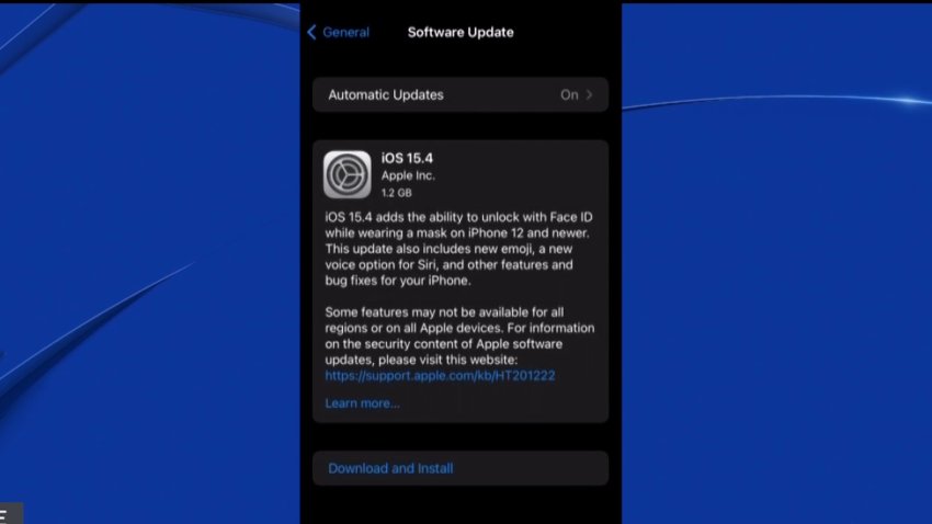 Apple lanza update para iPhone que permite desbloquearlo con la mascarilla puesta