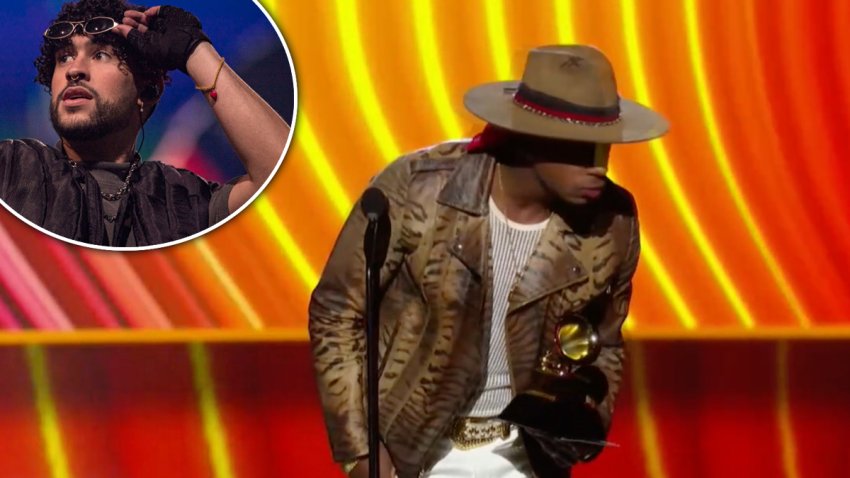 “Supongo que no está aquí”: Bad Bunny no aparece para recibir su premio Grammy