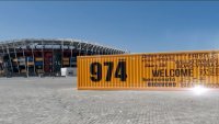 Catar 2022: construyen un novedoso estadio de contenedores para la Copa Mundial de la FIFA