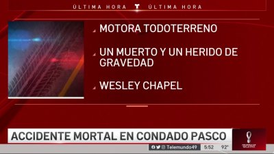 Accidente de motora todoterreno deja un muerto y un herido