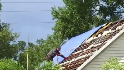 Daños en casas de Ybor City tras tormenta