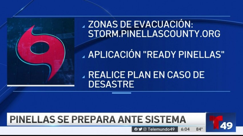 Condado Pinellas se prepara ante sistema