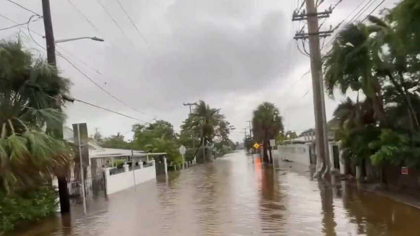 Inundaciones y algunos destrozos en los Cayos de Florida