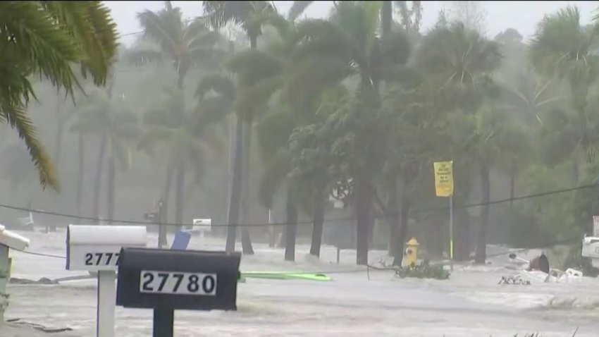 Primeras imágenes de impresionantes inundaciones en Sanibel y Bonita Beach