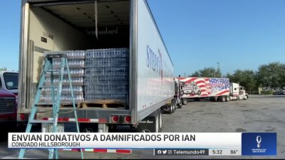 Envío de suministros al suroeste de Florida desde Tampa