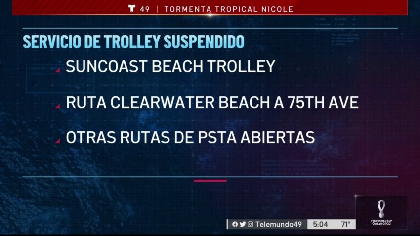Reanudan el servicio de Suncoast Beach Trolley
