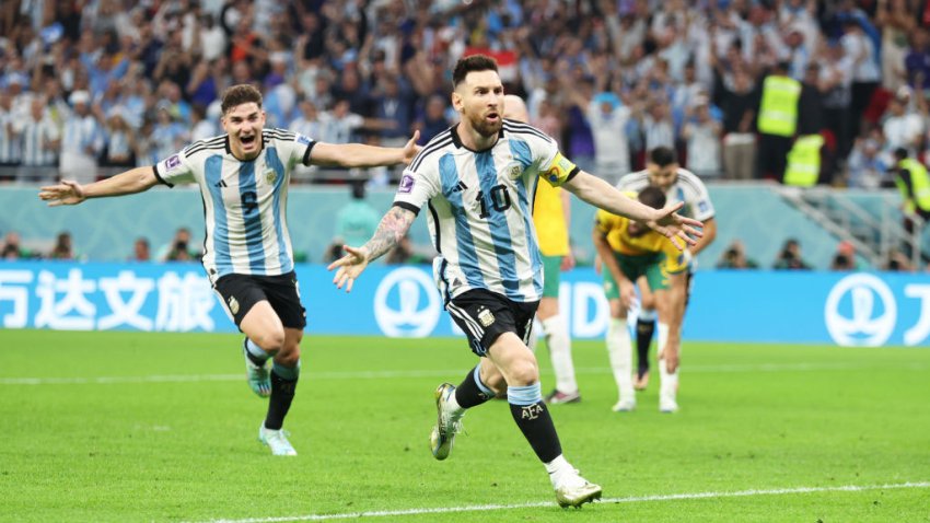 Messi frota la lámpara y mete un golazo ante Australia