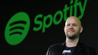 Daniel Ek, Director General del servicio sueco de música en streaming Spotify.