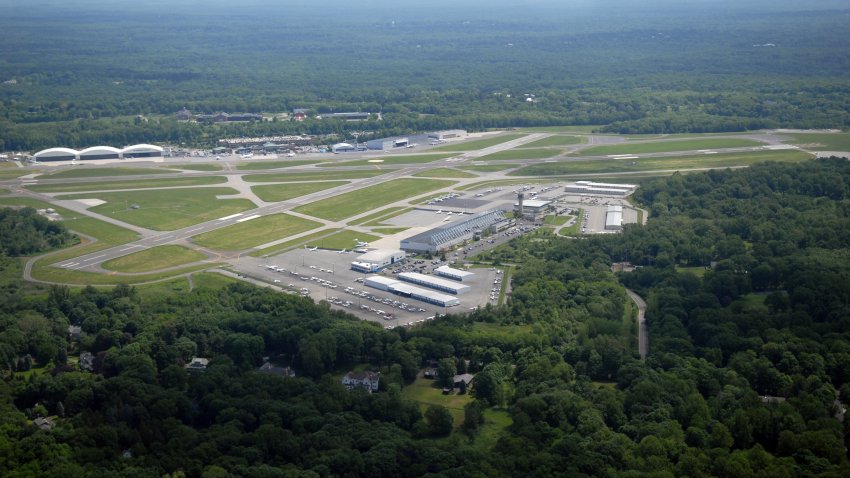 Small airport in New York