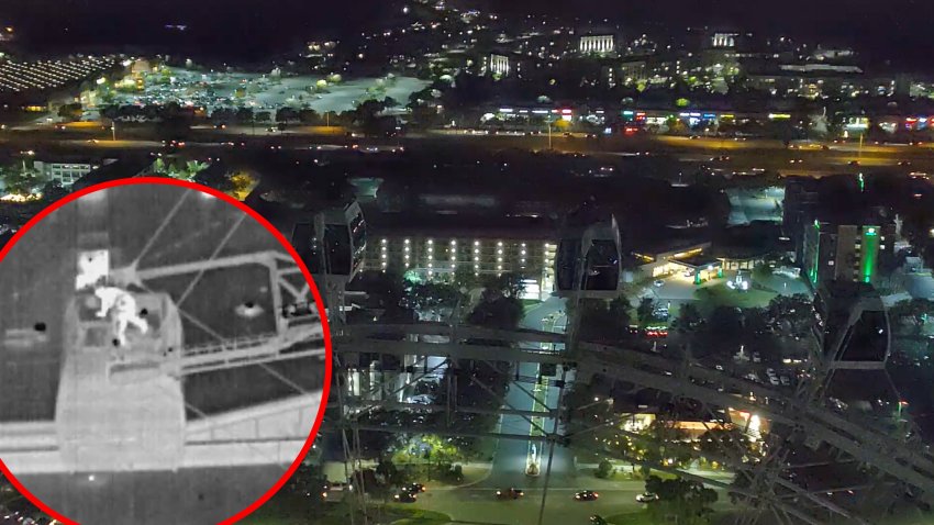 Desde el aire: así rescataron a decenas de personas atrapadas en parque de Orlando
