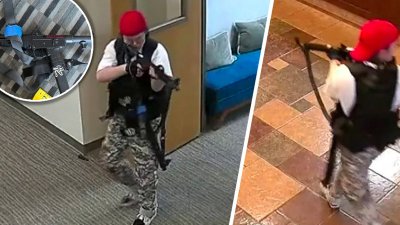 De cerca: las tenebrosas armas que usó el atacante en la matanza escolar de Nashville