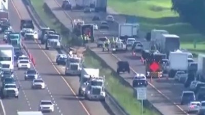 Volcadura de camión causa demoras en la I-75