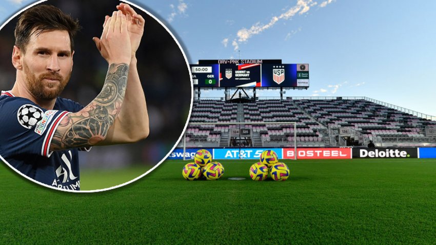 No está en Miami: así es el estadio en el que jugaría Messi en Florida