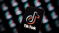 The TikTok logo is seen on a mobile device in this illustration photo in Warsaw, Poland on 14 July, 2023.