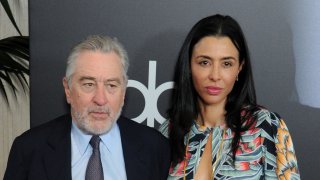 El actor Robert De Niro y su hija Drena.