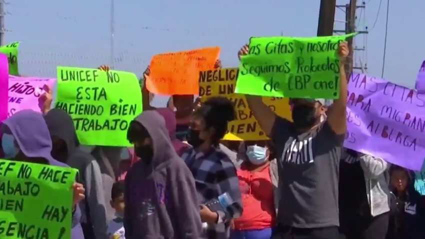 Protestan tras casos de varicela en menores migrantes en Tijuana