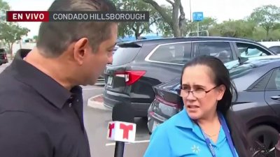 Residentes de Tampa realizan compras de último momento por Idalia