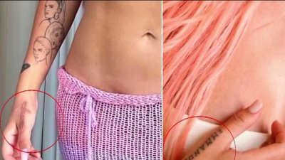 Pasó la página: Karol G se borra tatuaje de su exnovio Anuel AA