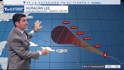 Boletín de las 5 p.m. del huracán Lee en el Atlántico