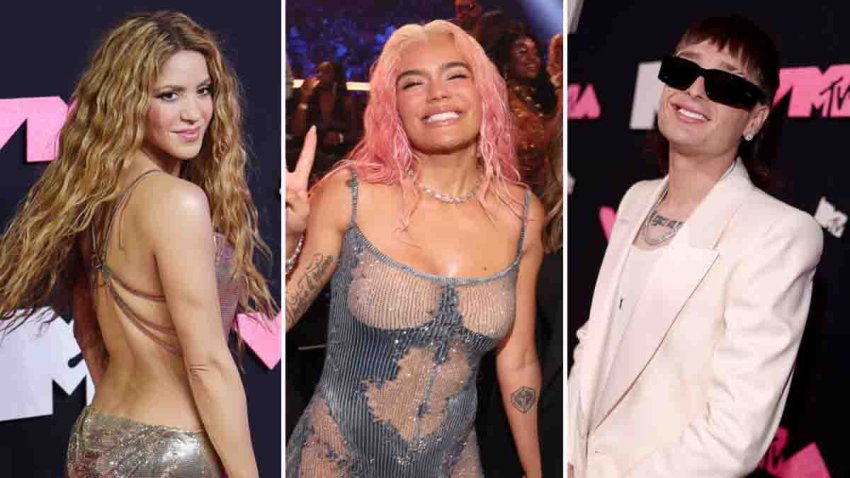 Los vestidos de los famosos en los premios MTV VMAs