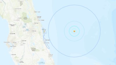 Registran terremoto de magnitud 4.0 cerca de Cabo Cañaveral