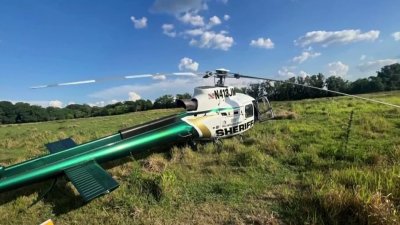 Helicóptero del alguacil de Hillsborough sufre percance en Plant City