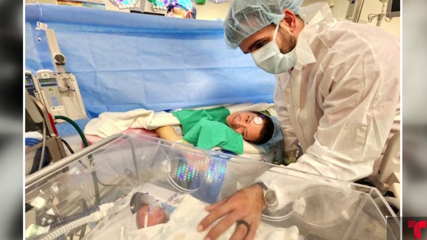 ¡Se agranda la familia! Dan a luz a cuatrillizas y se unen a dos hermanos
