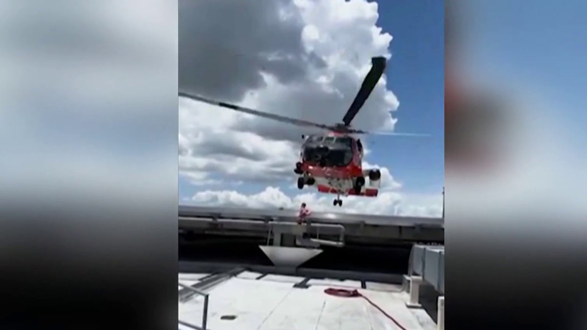 Joven de 18 años es rescatado por helicóptero en Clearwater