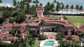 La propiedad Mar-a-Lago de Donald Trump en Palm Beach, Florida.