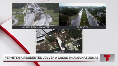 Permiten a residentes volver a sus casas en algunas zonas