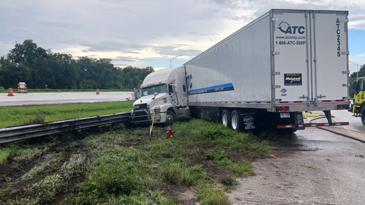 Accidente de camión en I75 provoca derrame de combustible y retrasos