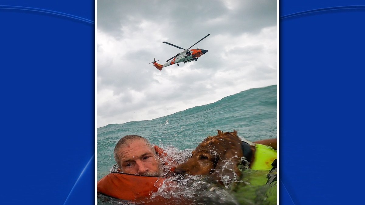 Rescate heroico en alta mar: guardia costera salva a un hombre y su ...