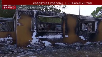 Huracán Milton provoca incendio en Sarasota y familia sufre daños ...