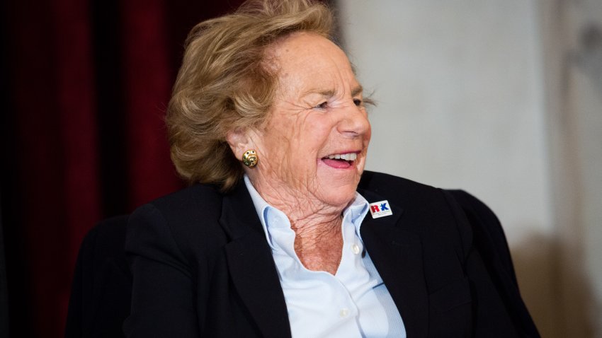 Ethel Kennedy attends the 30th Robert F. Kennedy Human Rights Awards Ceremony, in the Russell Senate Office Building on Capitol Hill, November 21, 2013, in Washington, DC. Ragia Omran, Egyptian human rights attorney and women’s rights activist,  was selected for the award in June out of a field of 111 nominees.