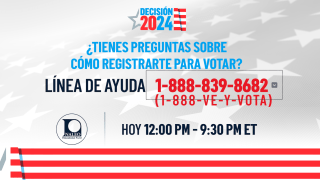 El banco de llamadas será hasta las 9:30 pm del Este.