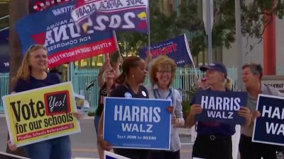 Residentes de Pinellas expresan su apoyo a los candidatos presidenciales