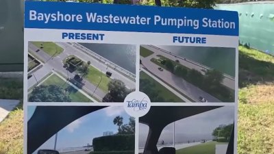 Destinan millones a modernización de la estación de bombeo de aguas residuales de Bayshore Boulevard