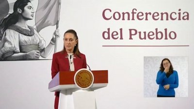 Presidenta de México pide evitar idealizar grupos delictivos en series televisivas