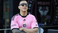 FORT LAUDERDALE, FLORIDA – APRIL 06: Daddy Yankee is seen before a game between the Colorado Rapids and Inter Miami at DRV PNK Stadium on April 06, 2024 in Fort Lauderdale, Florida. (Photo by Megan Briggs/Getty Images)