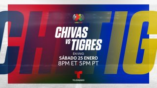 Chivas y Tigres se enfrentarán en reñido duelo este sábado y Telemundo lo lleva para ti.