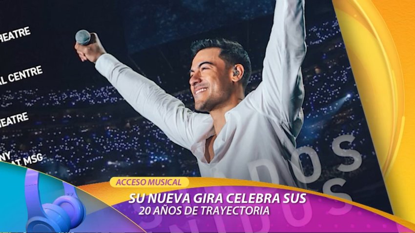 Carlos Rivera celebra dos décadas de trayectoria con su nueva gira