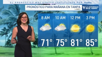 Pronóstico del tiempo: lunes húmedo y caluroso