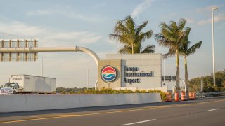 El Aeropuerto Internacional de Tampa, en Florida.