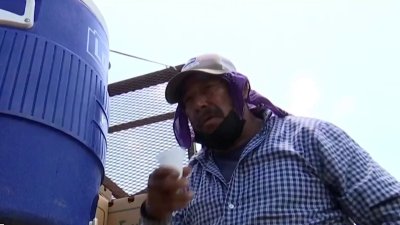 Trabajadores al aire libre afectados por las altas temperaturas
